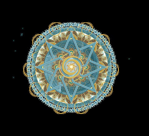 Sistema Código Holográfico - Logo Mandala